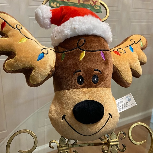 - Brand New Giftable Pinguin With Santa’s Hat 10” Dog Toy With Squeaker. - Picture 3 of 6